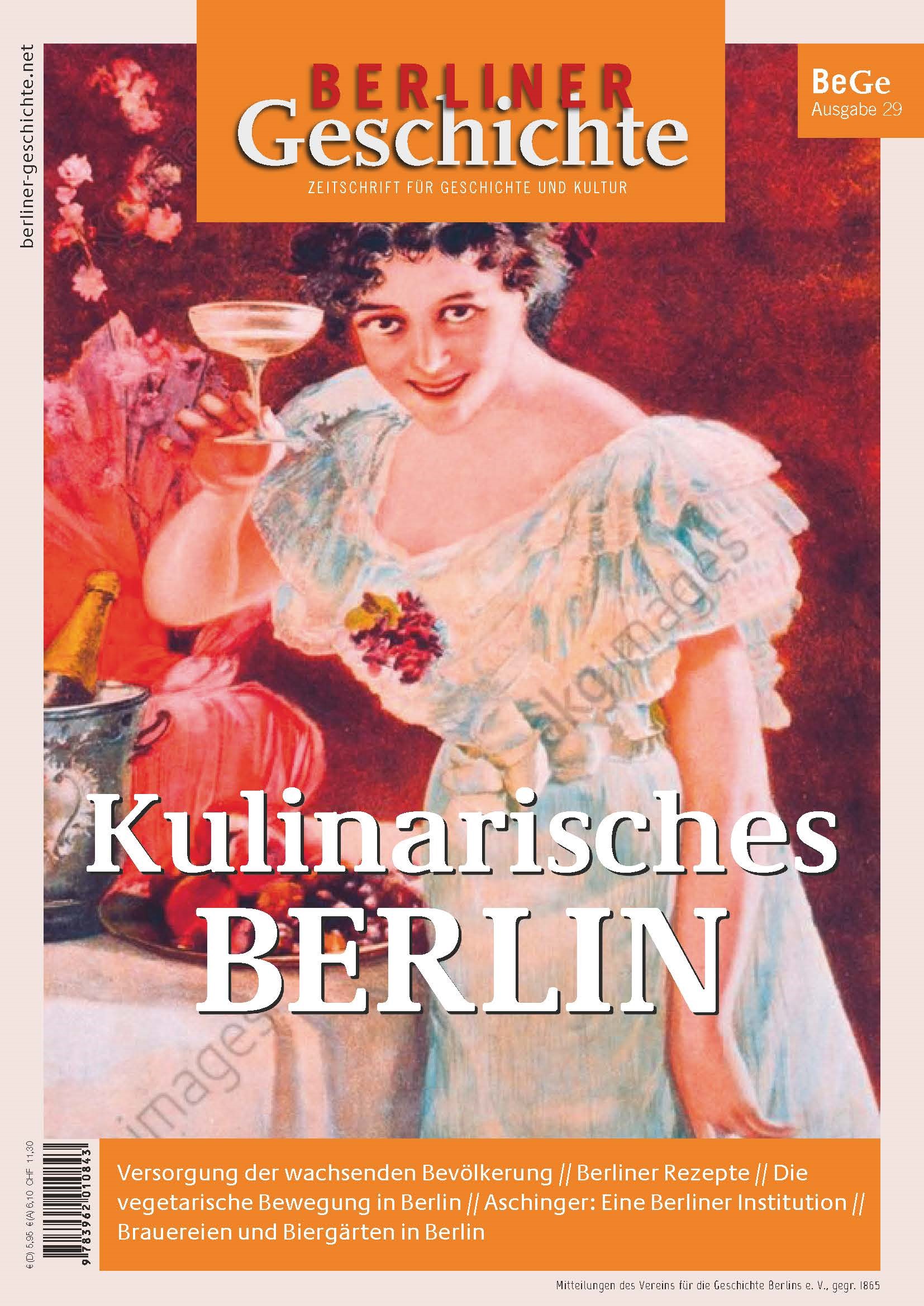 Kulinarisches Berlin Zeitschrift Berliner Geschichte
