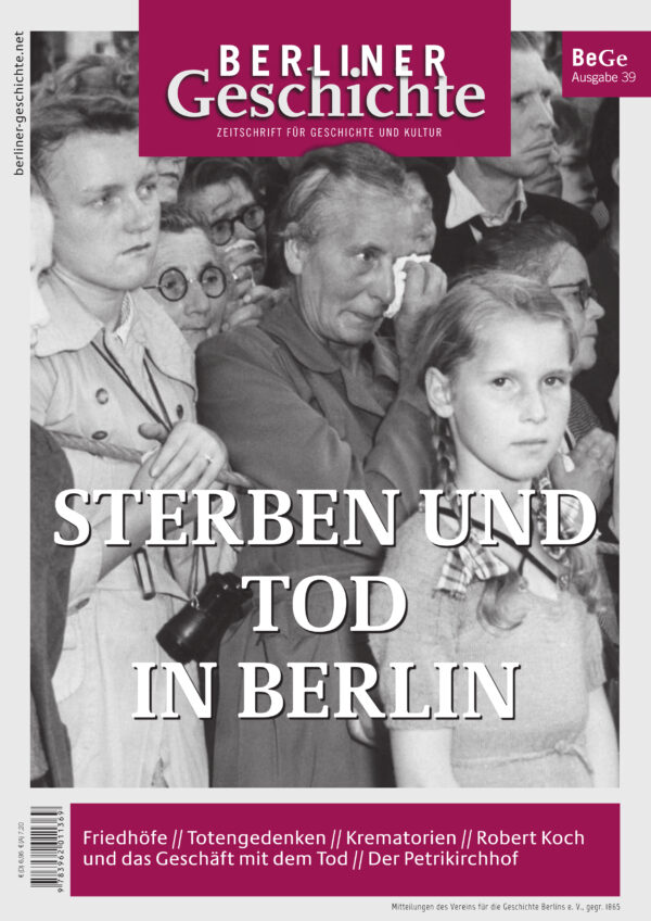 Cover Sterben und Tod in Berlin